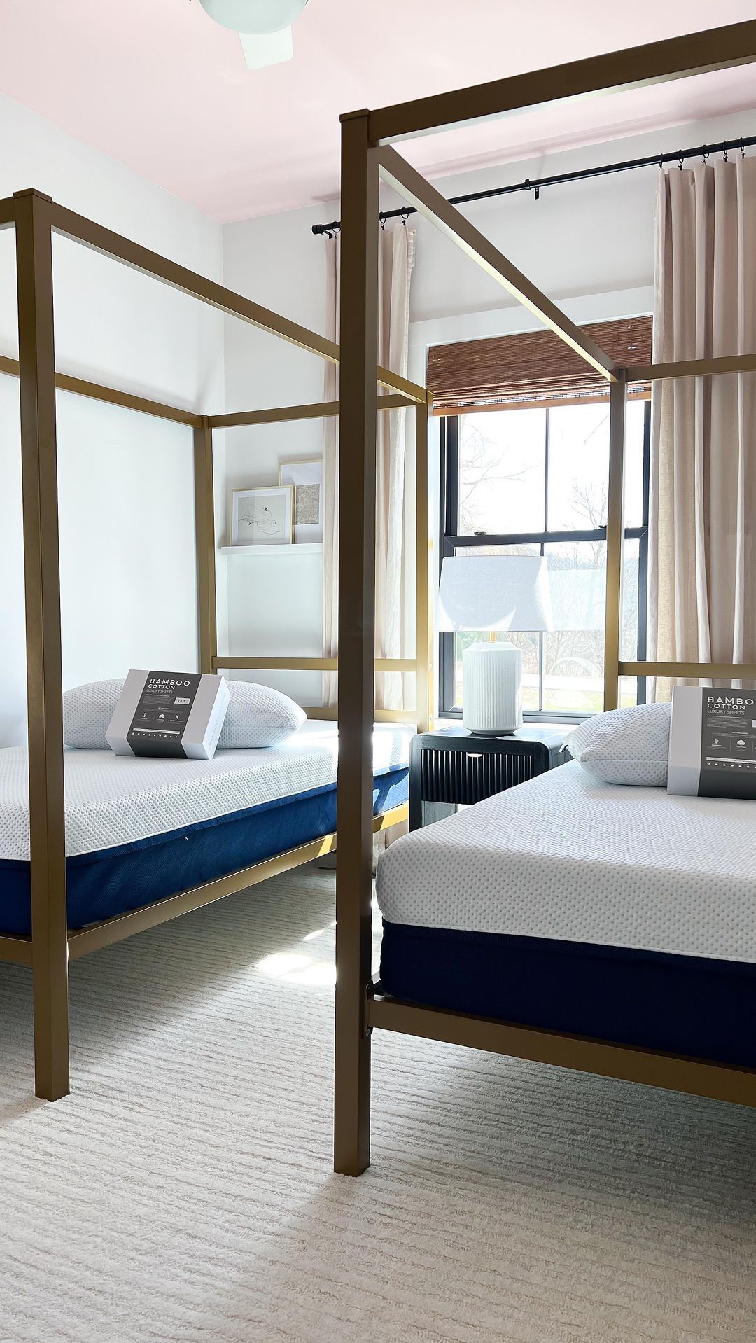 The sleep we all deserve! @amerisleep has given the girls the gift of a good nights sleep ☁️As parents you want the best for your kids; especially a good night sleep. With Amerisleep we know our girls are getting a safe sleep with their fiberglass free, luxury mattresses.