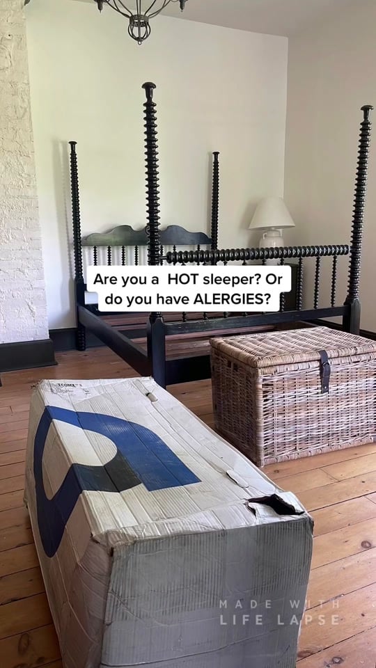 Are you a hot sleeper? Or do you have allergies? You may want to consider an organic mattress. My son has both these problems and it has definitely helped him sleep! I never thought about organic until I started to look into what a mattress is made of 😱 be sure to check our stories for links and details.