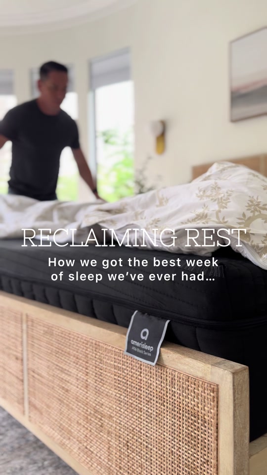 We've been sleeping on our @Amerisleep AS6 Black Series Mattress for a week now, and it's been nothing short of amazing! From the plush comfort to the cool, supportive design, we've never slept better. 😴💕 It's truly a game-changer for restful nights and refreshed mornings. Our backs aren’t aching and we are happier and more productive after better sleep! Highly recommend making the switch for anyone in need of a sleep upgrade.