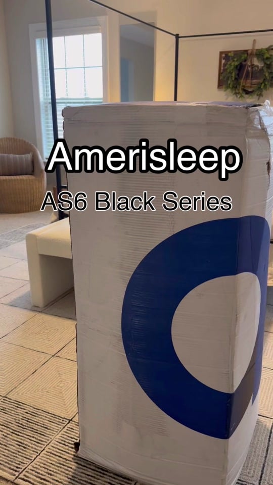 The days of spending hours in a big box store, searching for a new mattress are over!Let me introduce you to @amerisleep's newest luxury mattress, the AS6 Black Series.This mattress comes in multiple firmness levels, I chose Soft because I'm a stomach sleeper and prefer a softer touch mattress.Let's talk about setup! Amerisleep ships it right to your door. In just a couple of minutes, you can have it completely unboxed, unwrapped and inflating.Each mattress comes with a 100 day sleep trial, plus free shipping and returns. So it's guaranteed, you will love it!